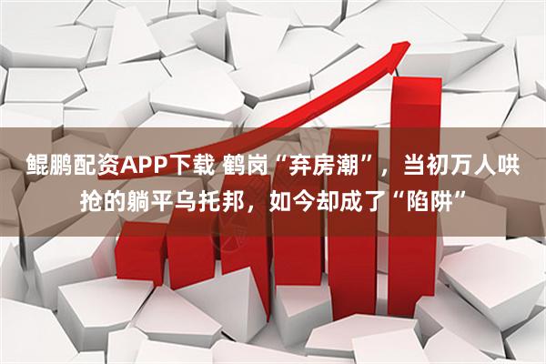 鲲鹏配资APP下载 鹤岗“弃房潮”，当初万人哄抢的躺平乌托邦，如今却成了“陷阱”
