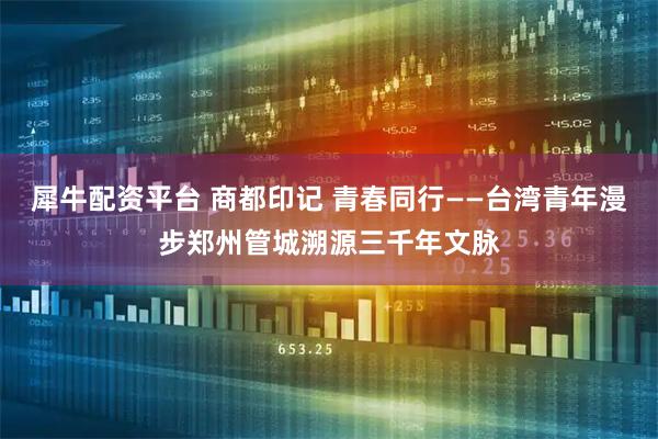 犀牛配资平台 商都印记 青春同行——台湾青年漫步郑州管城溯源三千年文脉