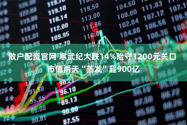 散户配资官网 寒武纪大跌14%险守1200元关口 市值两天“蒸发”超900亿